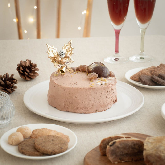 クリスマス:マロンとフランボワーズのショコラ・ノエル