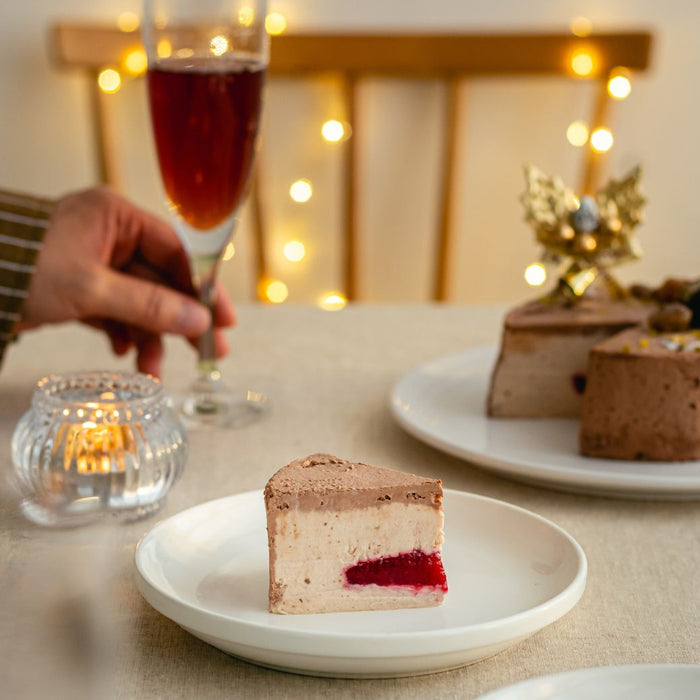 クリスマス:マロンとフランボワーズのショコラ・ノエル